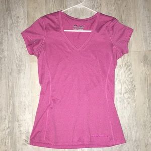 Under Armor Medium Pink Fitted Tee